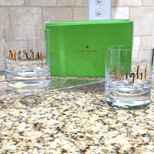 Kate Spade Oh What Fun Whisky Glasses